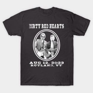 Outlaw Country - Dirty Red Hearts T-Shirt